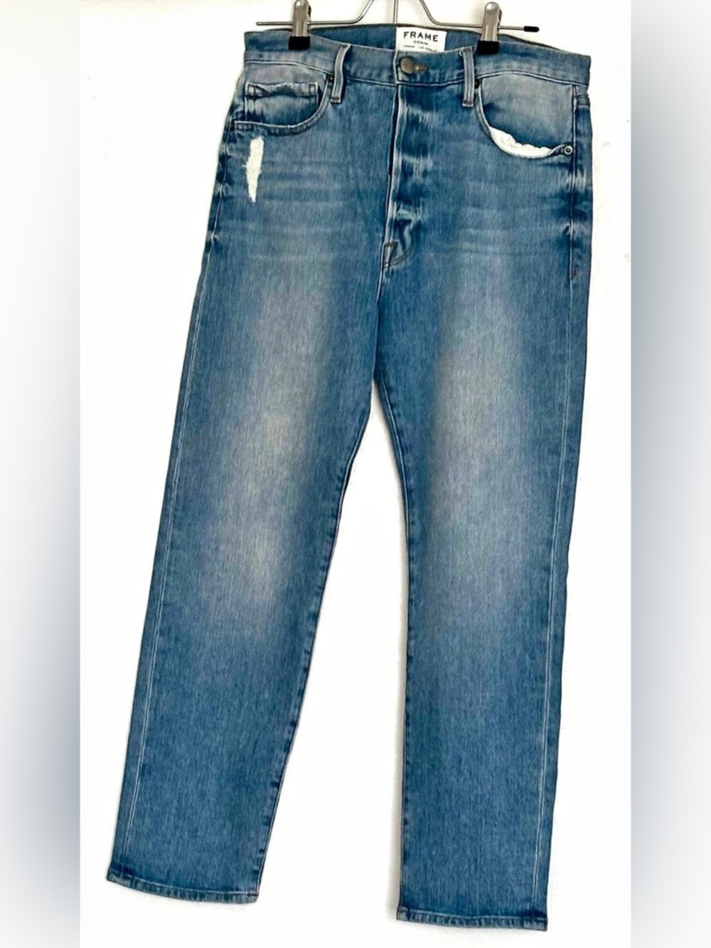 FRAME Le Original Straight-Leg Jeans Blue Waist 28